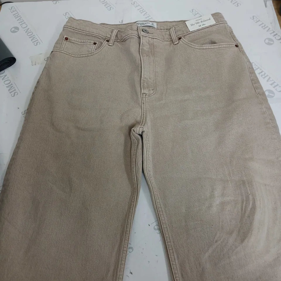 ABERCROMBIE & FITCH THE 90S RELAXED TROUSER - 14S