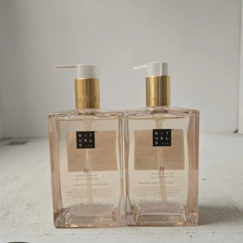 RITUALS SAKURA PINK HAND WASH DUO (PUMP BOTTLES)