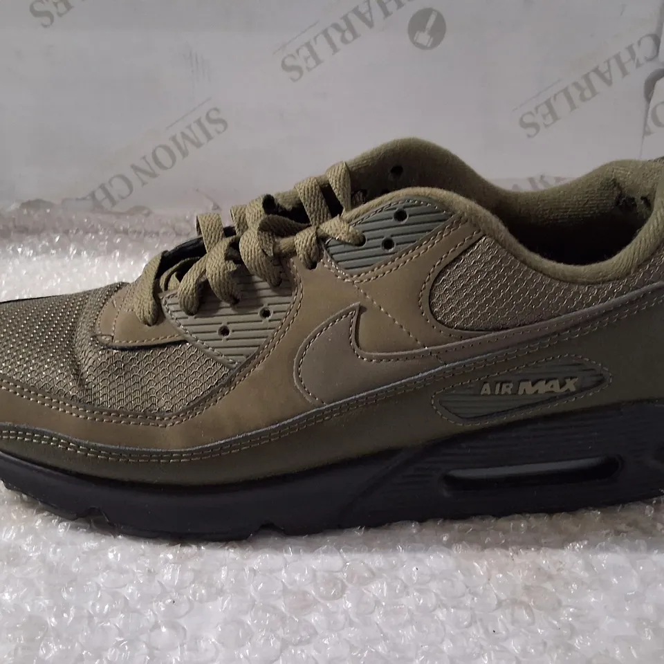 NIKE AIR MAX SHOES – OLIVE/KHAKI, UK 11 (US 12)