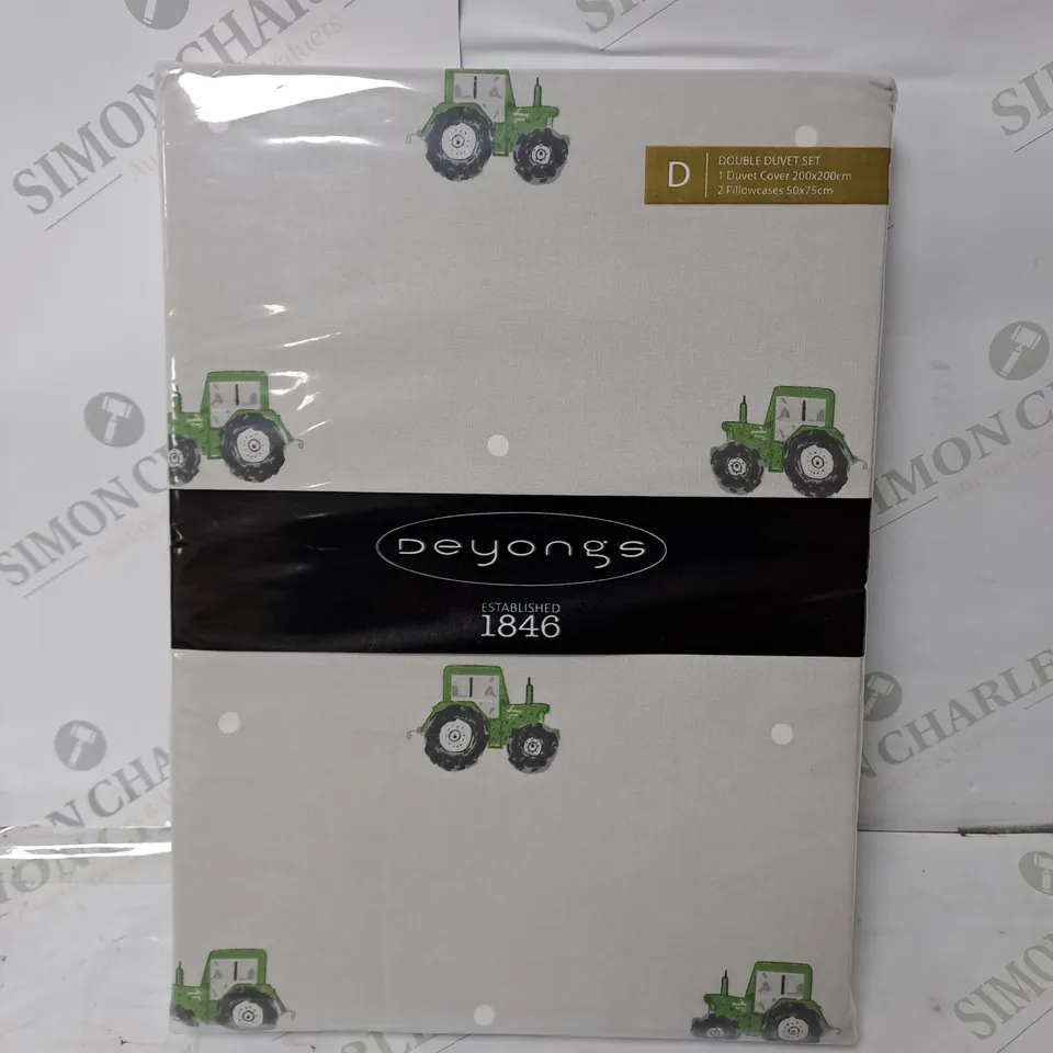 DEYONGS DOUBLE DUVET SET 