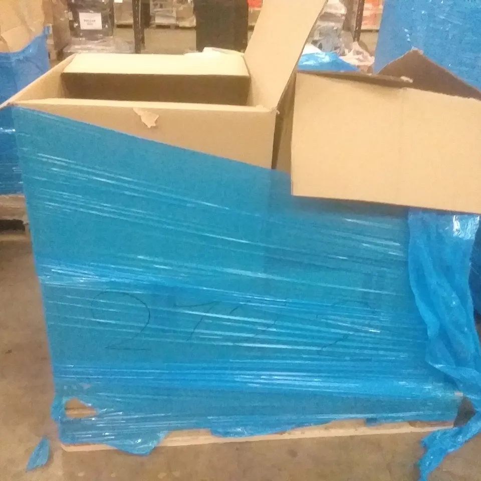 PALLET OF ASSORTED ITEMS INCLUDING THE COMPLETE ASIAN COOKBOOK, THE FAULT IN OUR STARS BOOK, SPONGE FILTERS, STRANGER THINGS POSTERS, SPICE RACK, CONTROLLER THUNBSTICKS