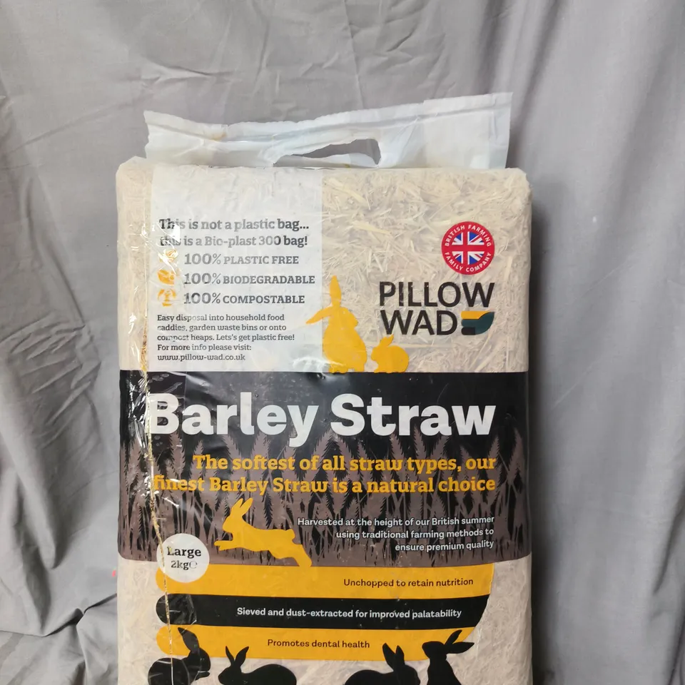 PILLOW WAD BARLEY STRAW PET BEDDING – PILLOW WAD, 2KG