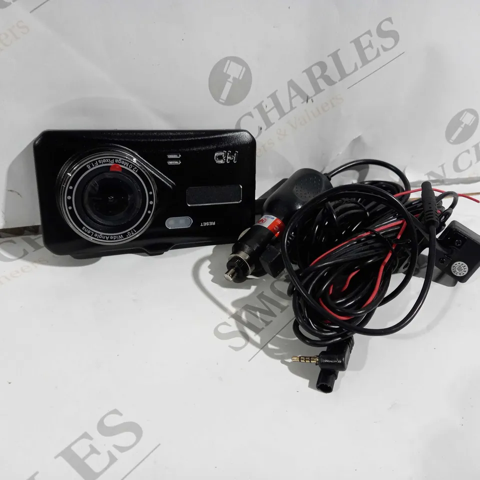 BOXED DUAL LENS VEHICLE BLACK BOX DVR DASHCAM 