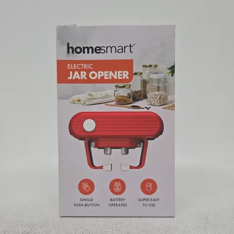 HOMESMART ELECTRIC JAR OPENER, RED – BOXED