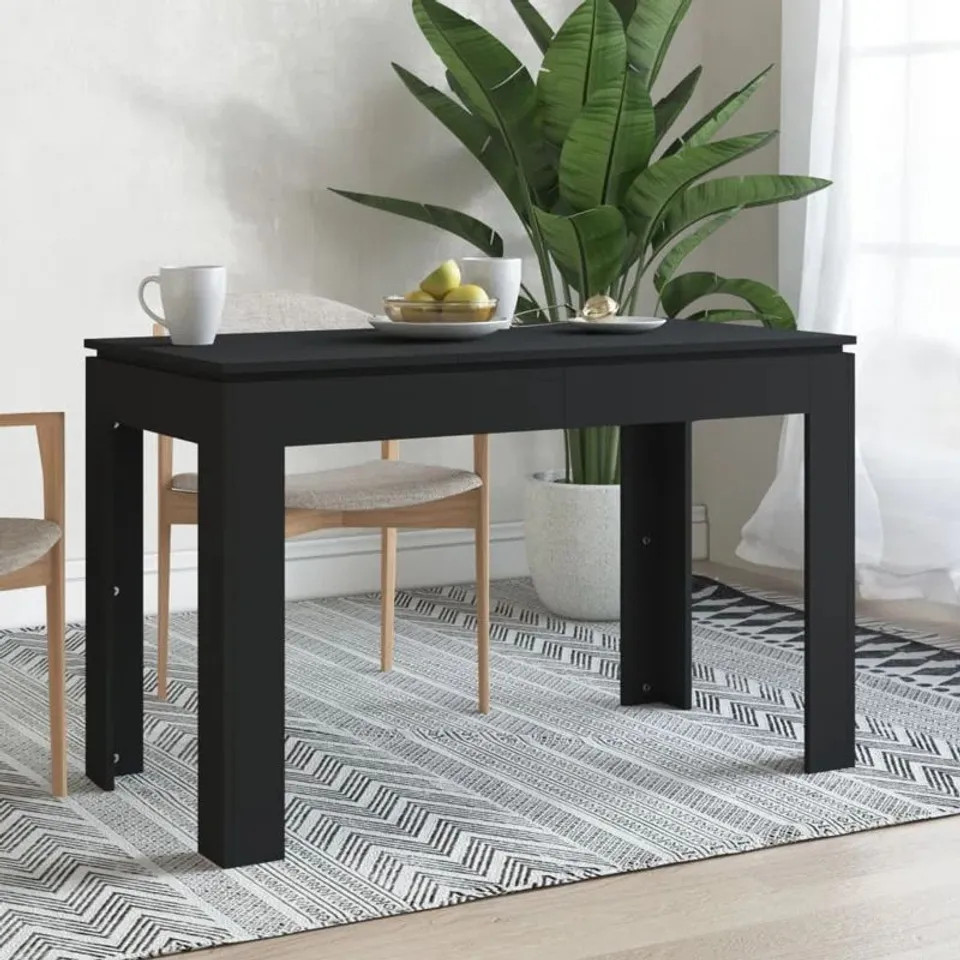 BOXED AATOS DINING TABLE - BLACK (1 BOX)