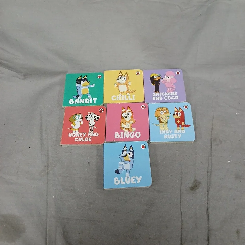 SET OF 7 BLUEY MINI KIDS BOOKS