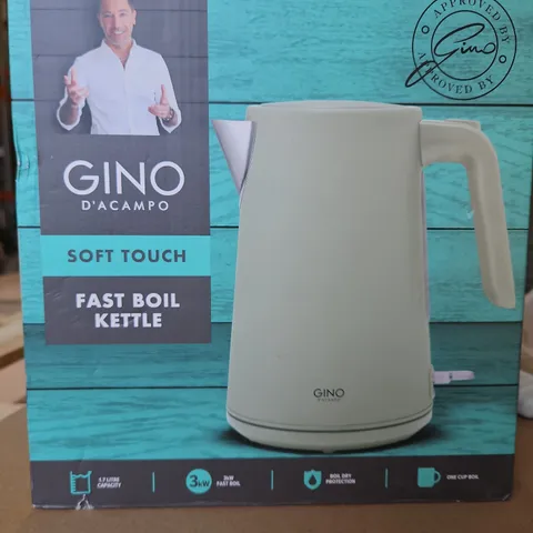 GINO DACAMPO SOFT TOUCH FAST BOIL KETTLE 