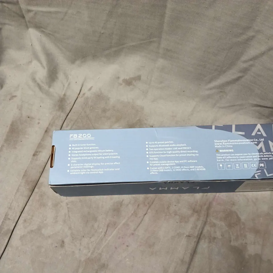 FLAMMA FB200 EFFECTS PEDAL – BOXED, SEALED