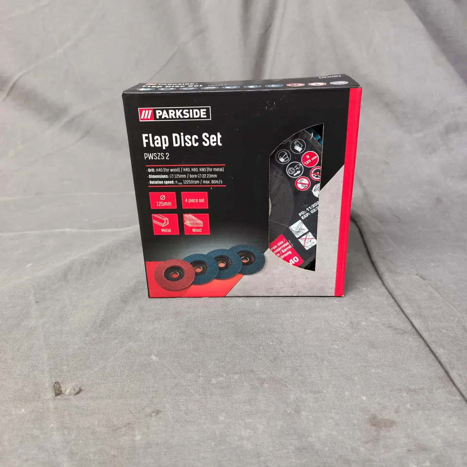 3 X PARK SIDE FLAP DISC SET PWSZS 2