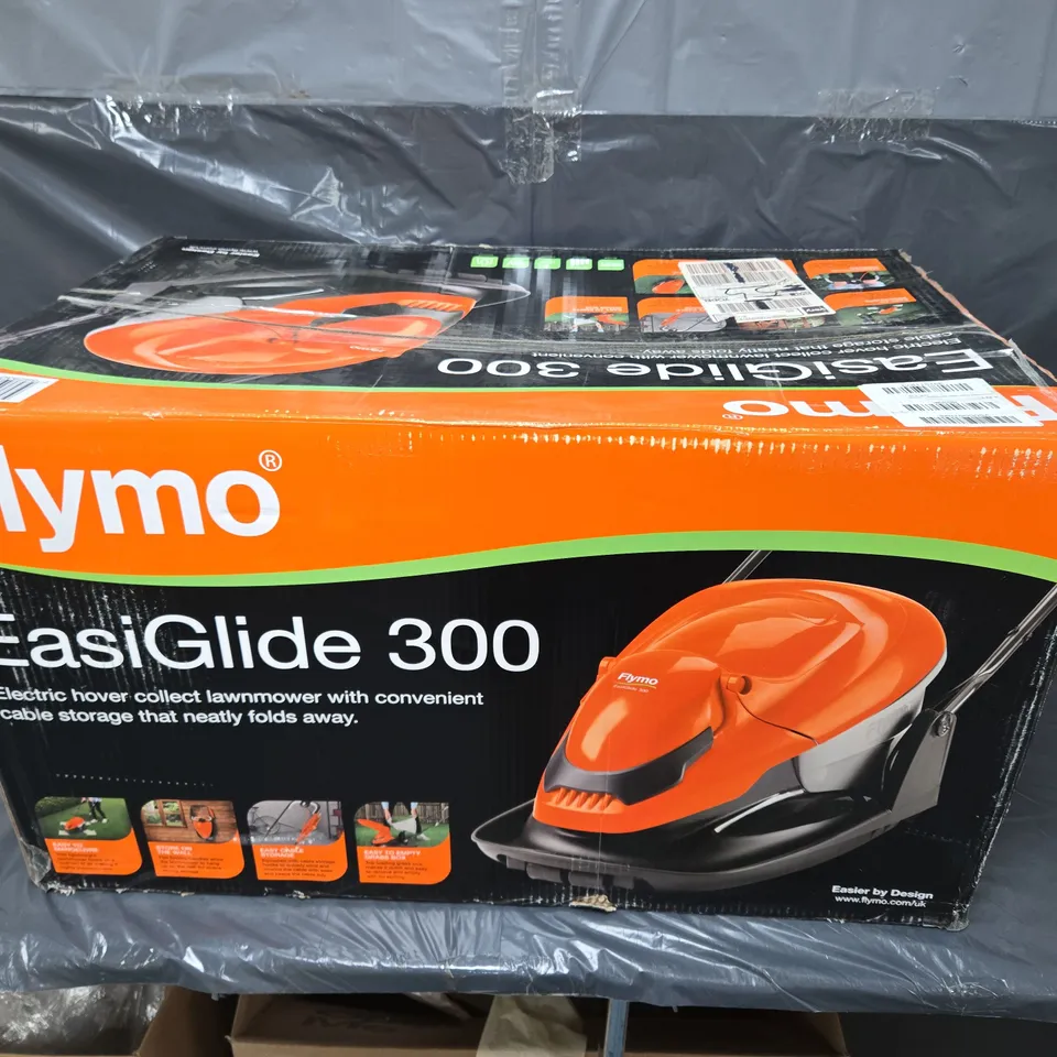 BOXED FLYMO EASIGLIDE 300 CORDED HOVER COLLECT LAWNMOWER - COLLECTION ONLY