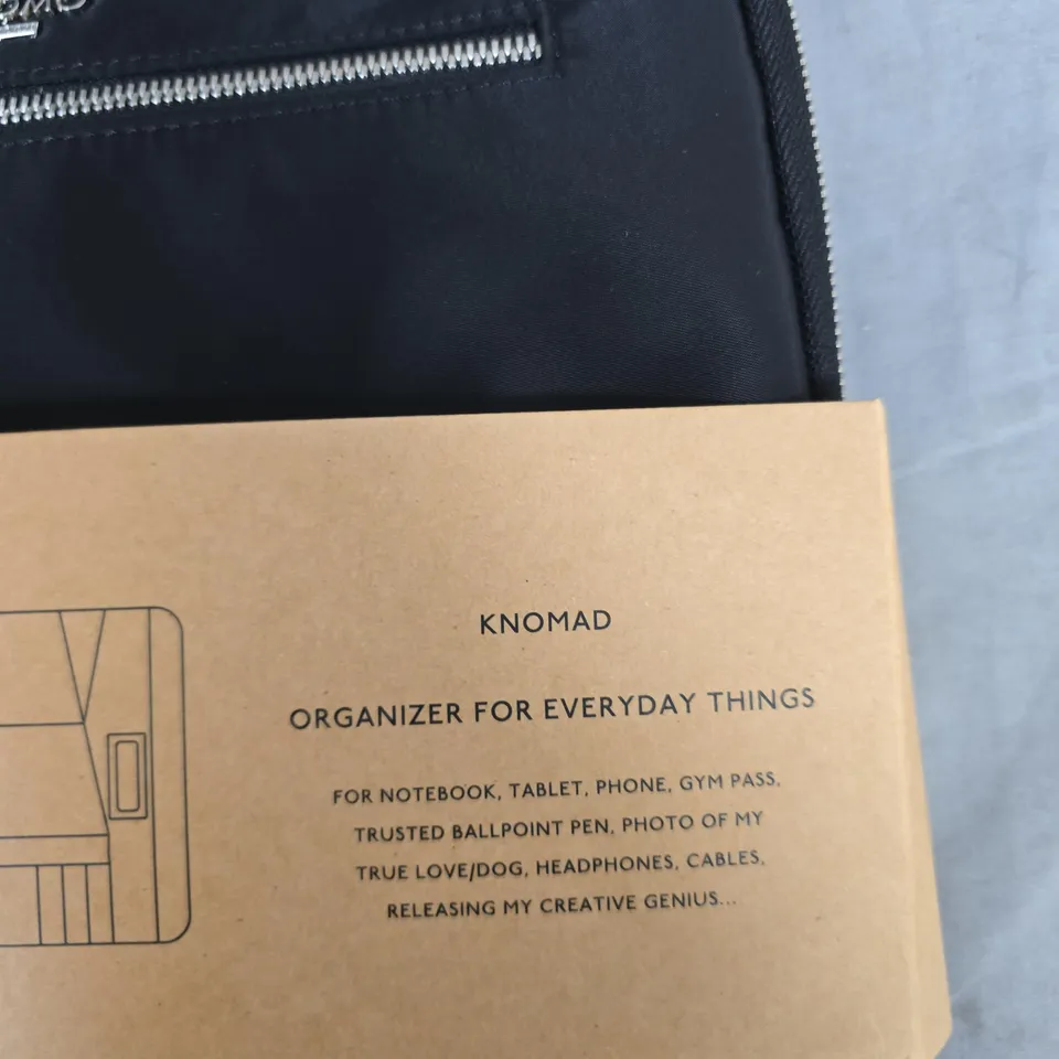 KNOMO KNOMAD ORGANIZER FOR EVERYDAY THINGS – BLACK