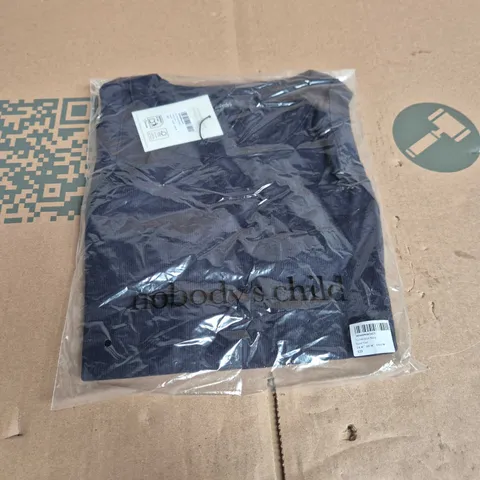NOBODY'S CHILD NAVY RACER VEST – , UK M