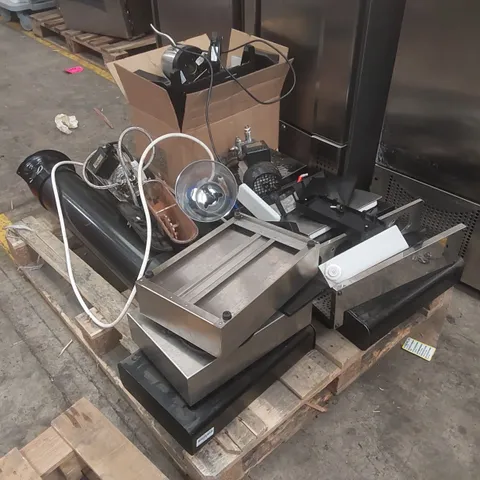 PALLET CONTAINING A LARGE QUANTITY OF ASSORTED CATERING/COFFEE MACHINE PARTS ECT