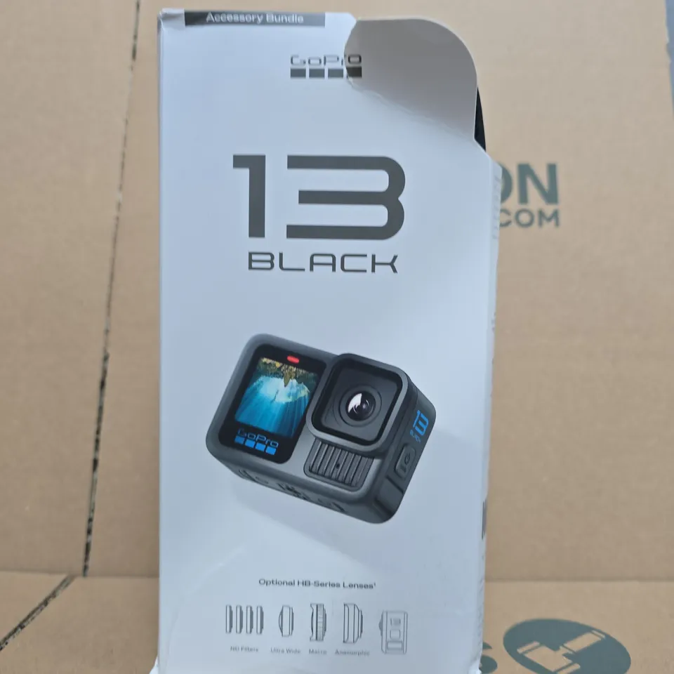 GOPRO 13 BLACK ACTION CAMERA WITH ACCESSORY BUNDLE – BLACK