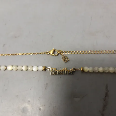 BOXED ABBOTT LYON CUSTOM NAME NECKLACE IN GOLD