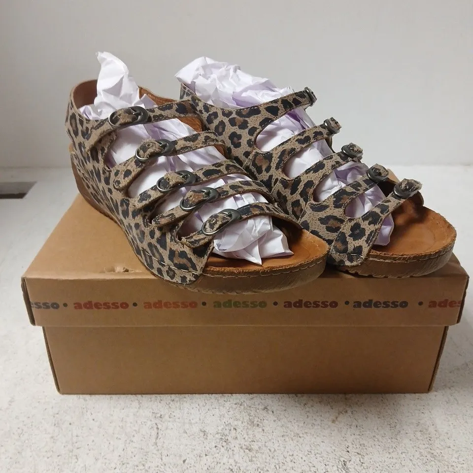 ADESSO LEOPARD PRINT SANDALS – 7