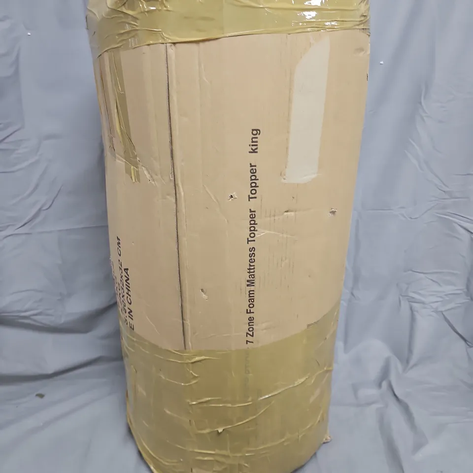 7 ZONE FOAM MATTRESS TOPPER – KING-SIZE