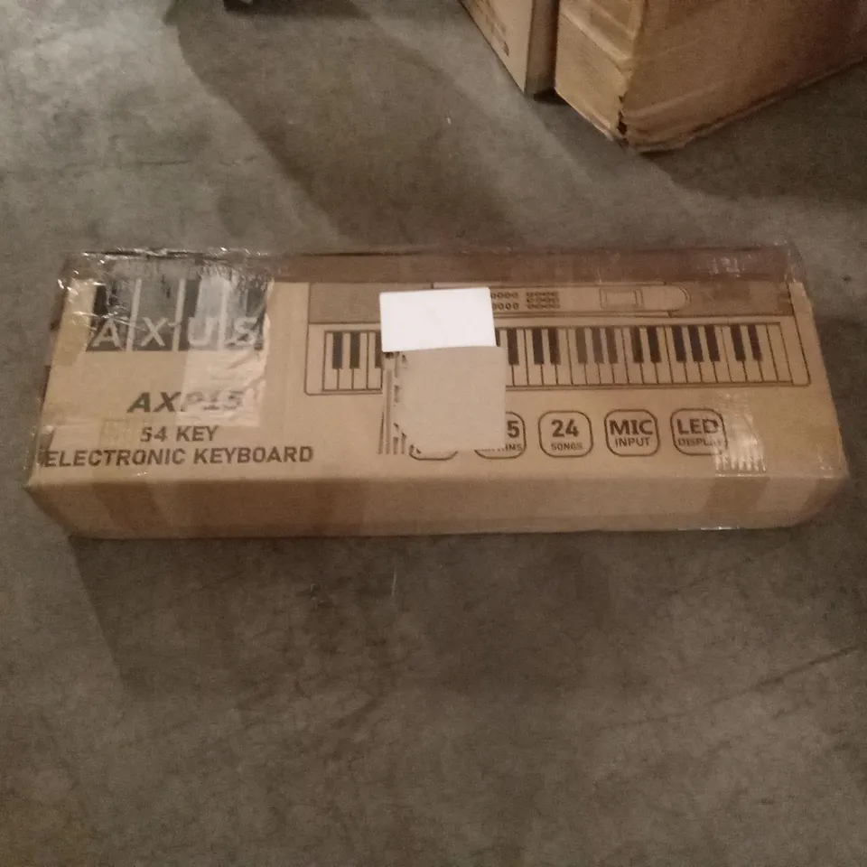 BOXED AXUS AXP15 54 KEY ELECTRONIC KEYBOARD