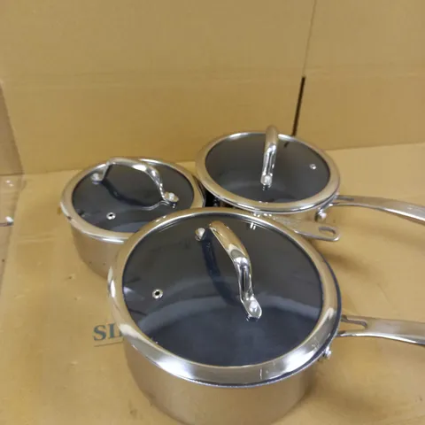 KUHN RIKON PEAK NON-STICK SAUCEPAN SET