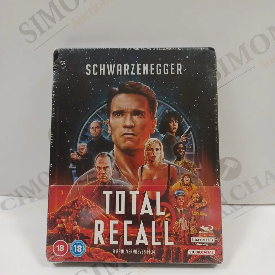 ULTRA HD BLU-RAY TOTAL RECALL DVD. 