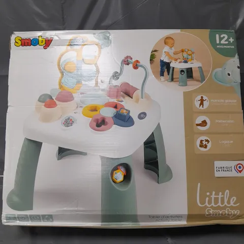 BOXED LITTLE SMOBY ACTIVITY TABLE