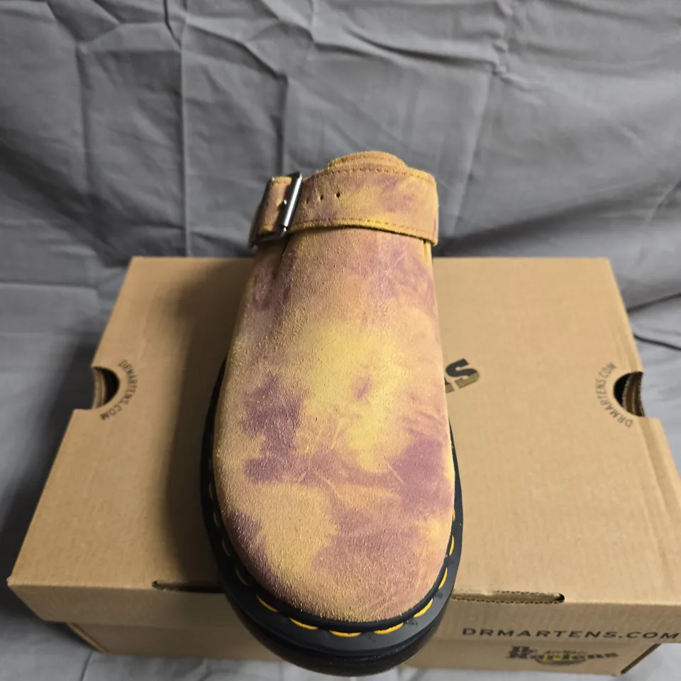 BOXED PAIR OF DR.MARTENS ZEBZAG MULE - UK SIZE 7