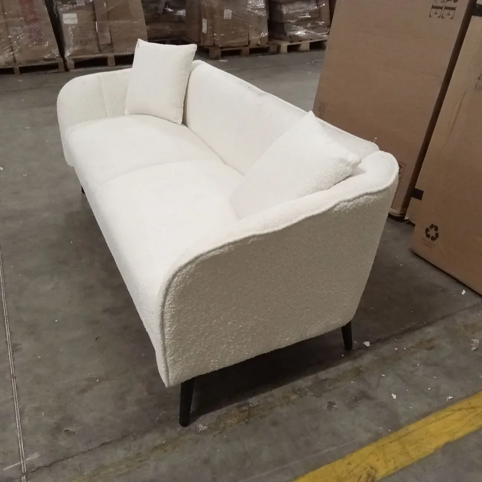 LOREN 3 SEATER BOUCLE FABRIC SOFA
