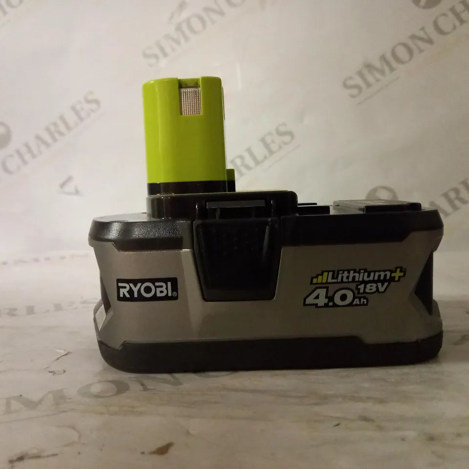 RYOBI RB18L40 18V ONE+ LITHIUM+ 4.0AH BATTERY