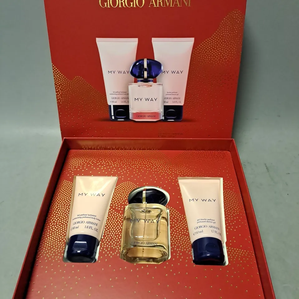 BOXED GIORGIO ARMANI MY WAY EAU DE PARFUM GIFT SET