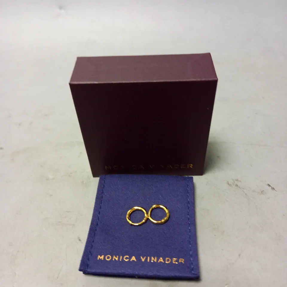 MONICA VINADER SIREN MINI HUGGIE EARRINGS