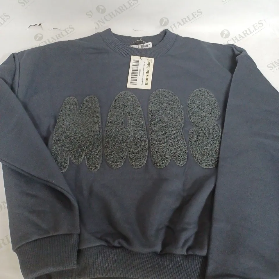 MARS THE LABLE BUBBLE SWEATSHIRT IN NAVY - MEDIUM