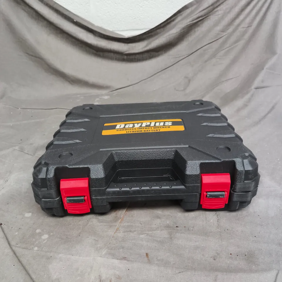 DAY PLUS CORDLESS IMPACT WRENCH LITHIUM BATTERY IN BLACK CASE