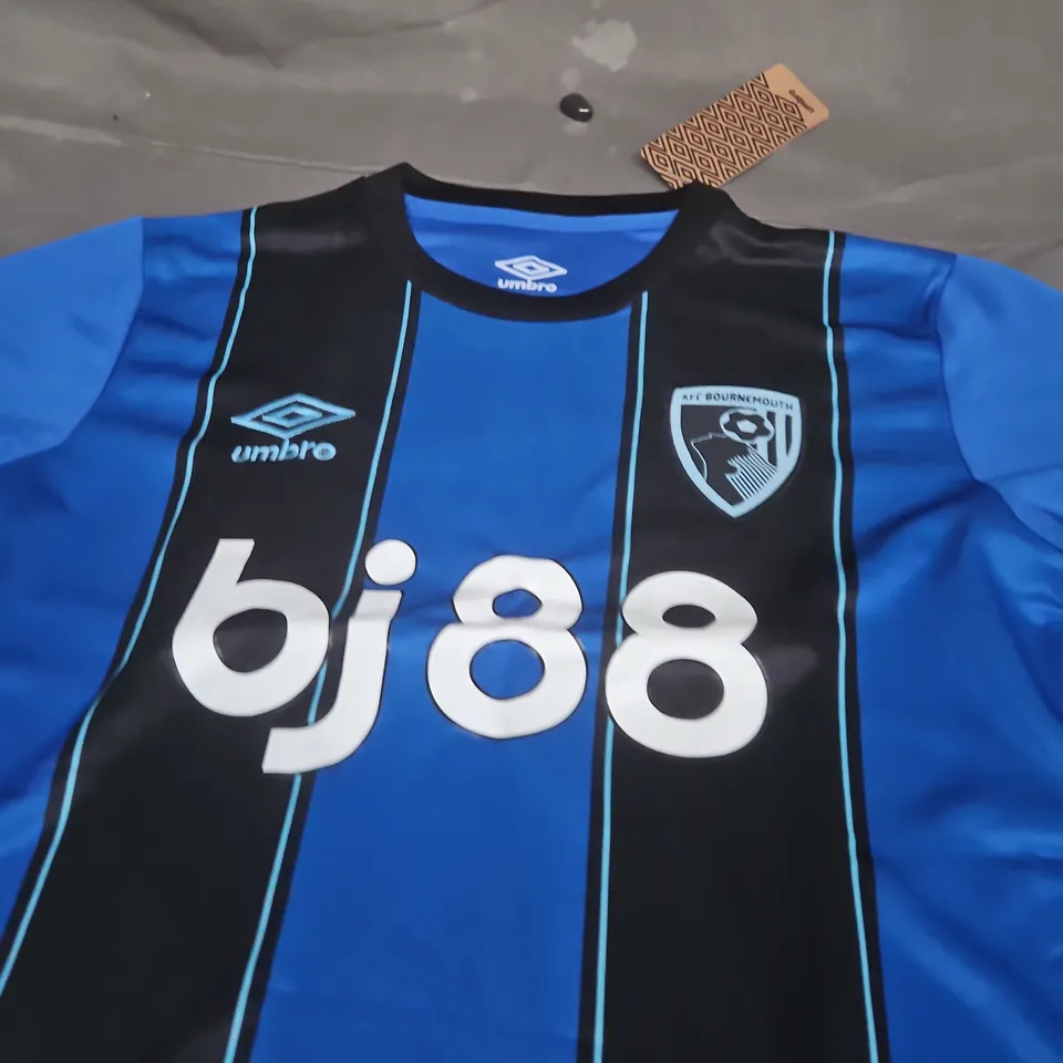 AFC BOURNEMOUTH UMBRO AWAY SHIRT - UK SIZE M