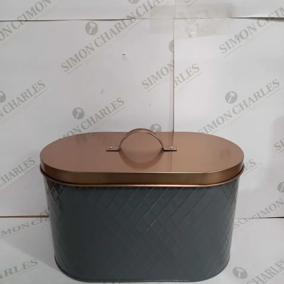 TYPHOON LIVING COPPER LID BREAD BIN RRP £34.99