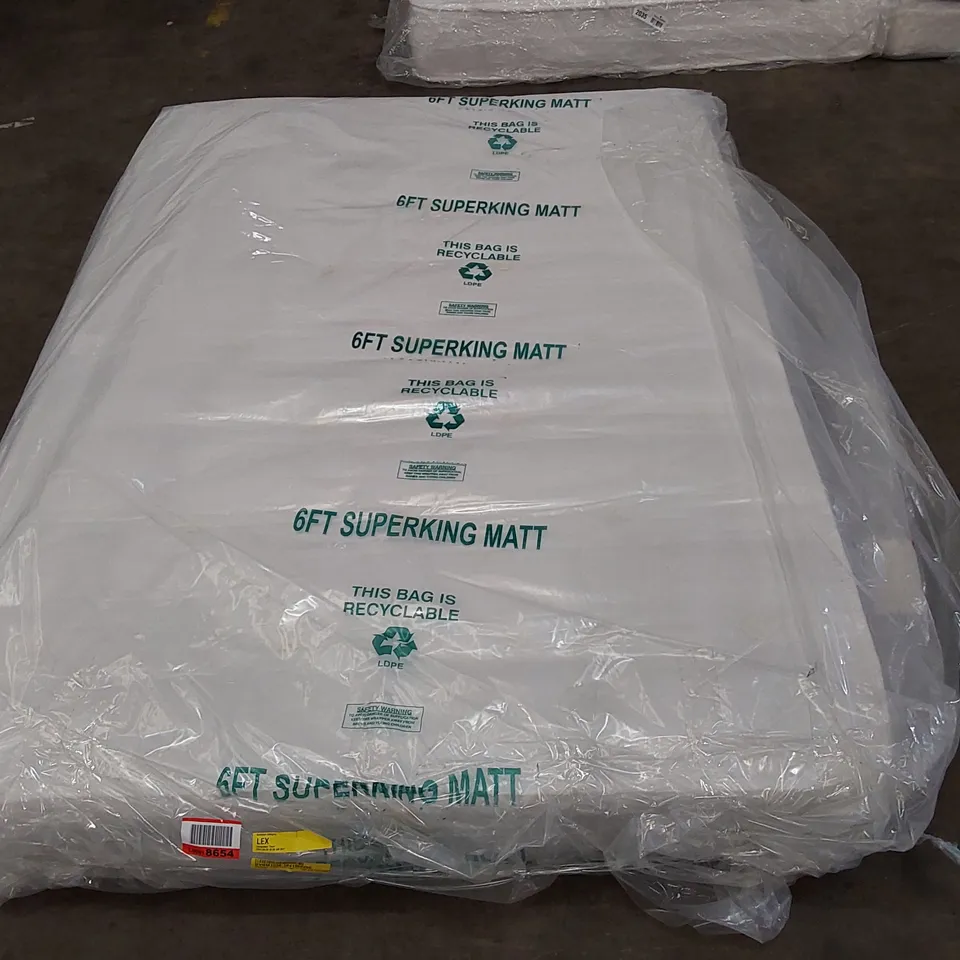 QUALITY BAGGED ALIA SERENITY EGYPTIAN COTTON COIL HAND TUFTED 4'6" MATTRESS 