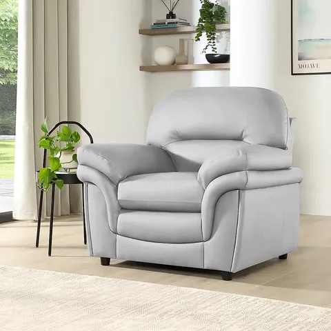 BRAND NEW BOXED DESIGNER ANDERSON IVORY ARMCHAIR (1 BOX)