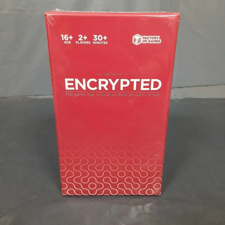 ENCRYPTED UK EDITION – BOARD GAME (FACTORY OF GAMES)