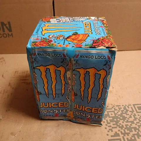 BOXED 4 PACK OF MONSTER JUICED MANGO LOCO (4X500ML)