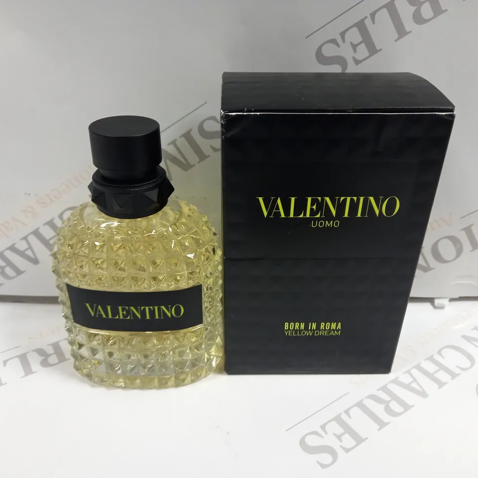 BOXED VALENTINO BORN IN ROMA UOMO YELLOW DREAM EAU DE TOILETTE FOR HIM 100ML