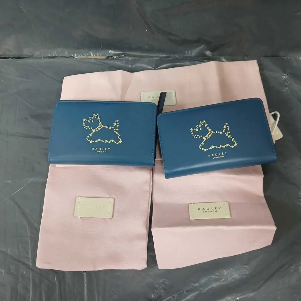 RADLEY LONDON SHINE BRIGHT PURSE NAVY 2X