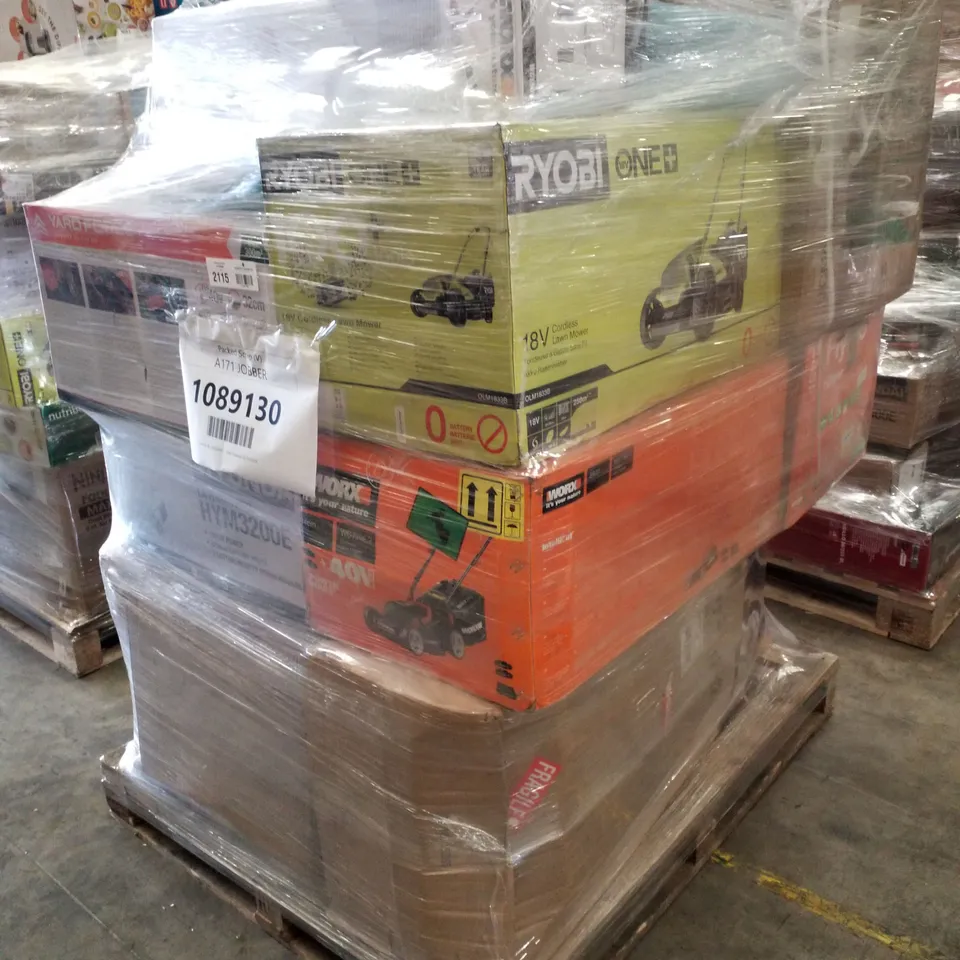 PALLET OF APPROXIMATELY 20 UNPROCESSED RAW RETURN HOUSEHOLD AND ELECTRICAL GOODS TO INCLUDE;