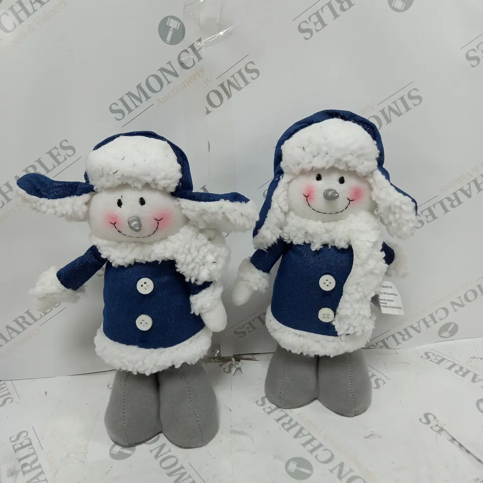 NAVY/GREY PLUSH REINDEER & SNOWMAN RRP £19.99