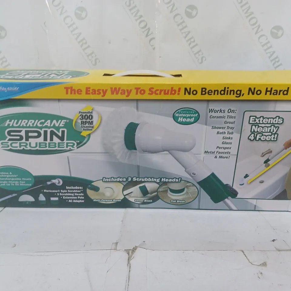 BOXED AND SEALED HURRICANE SPIN SCRUBBER