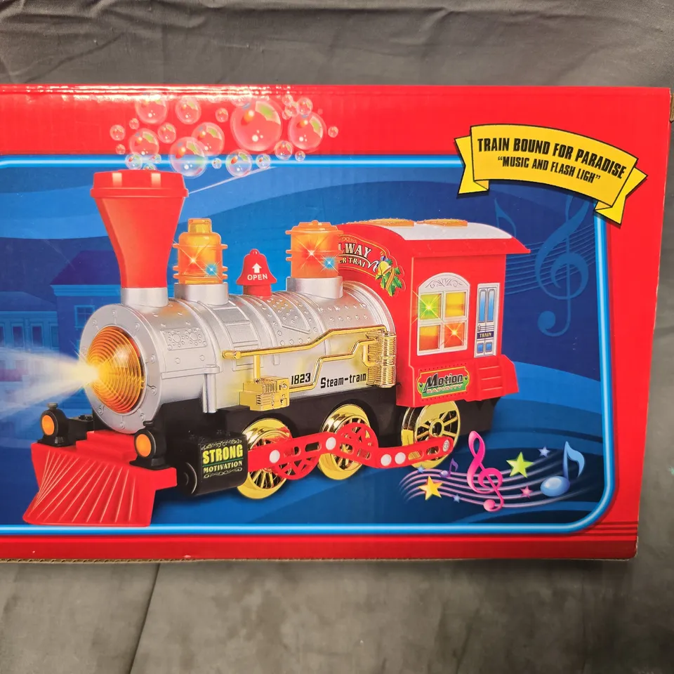 HAPPY PAPA MOTION TRAIN – RED BOXED TOY LOCOMOTIVE