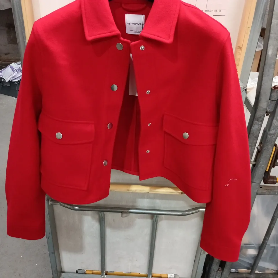 STRADIVARIUS RED JACKET – SIZE M
