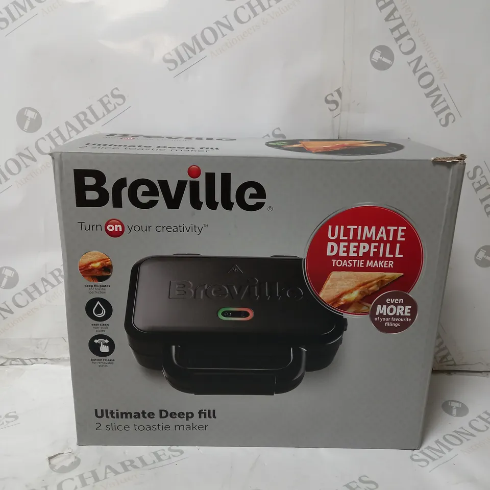 BREVILLE ULTIMATE DEEP FILL 2 SLICE TOASTIE MAKER