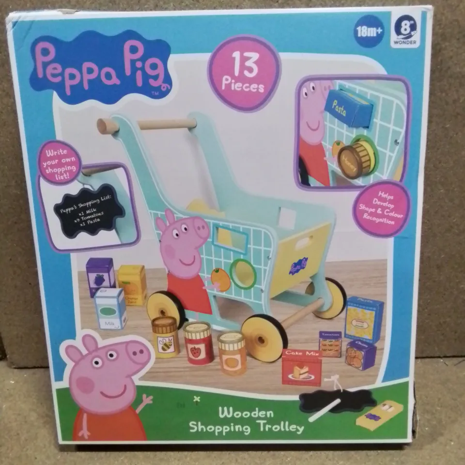 PEPPA PIG SHAPE SORTING SUPER MARKET TROLLEY