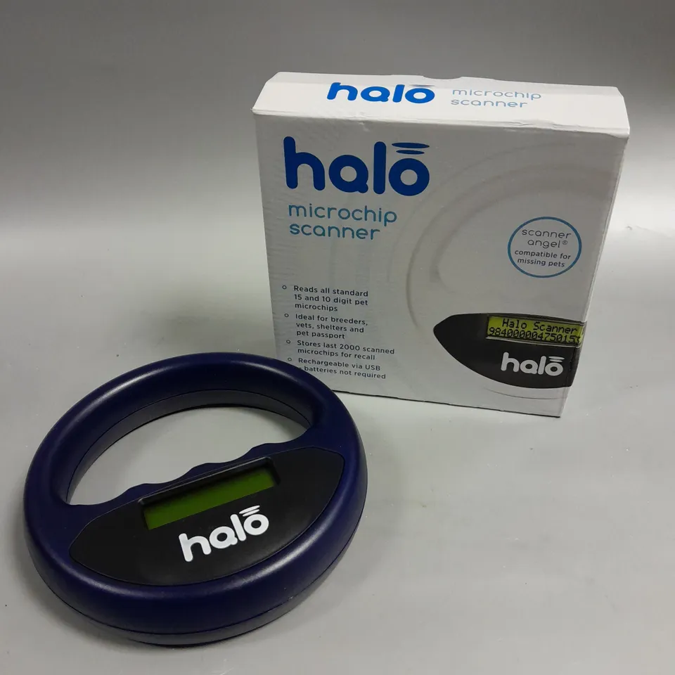 BOXED HALO DIGITAL PET MICROCHIP SCANNER 