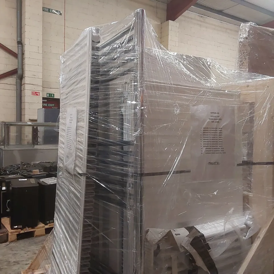 PALLET CONTAINING APPROXIMATELY 12x CONVECTOR MIXED RADIATORS