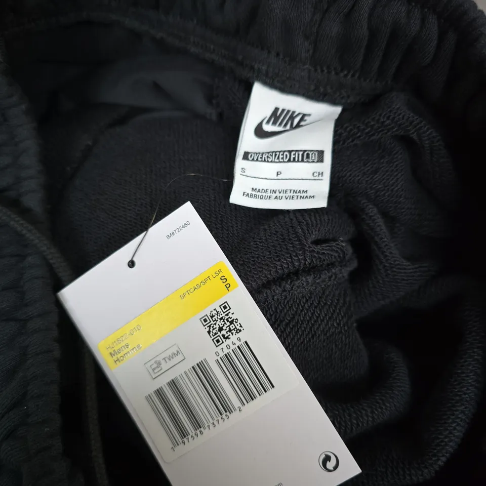 NIKE OVERSIZED FIT SWEATPANTS – BLACK, TAPERED LEG, REGULAR LENGTH